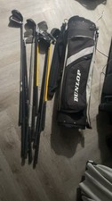 Golf Club Bundle + Dunlop Bag – Driver, Woods, Irons & Putter – Beginner Set