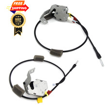 FEXON Rear Door Latch w/Cabel for Ford F150 1997-2004, Left and Right Silver