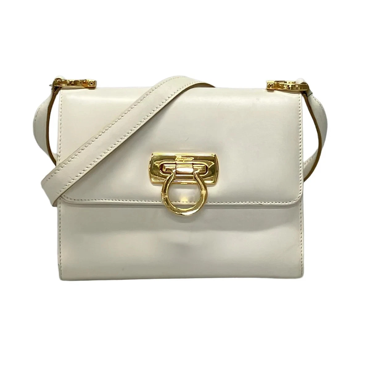 Salvatore Ferragamo Shoulder Bag White Bags & Handbags for  display picture 1