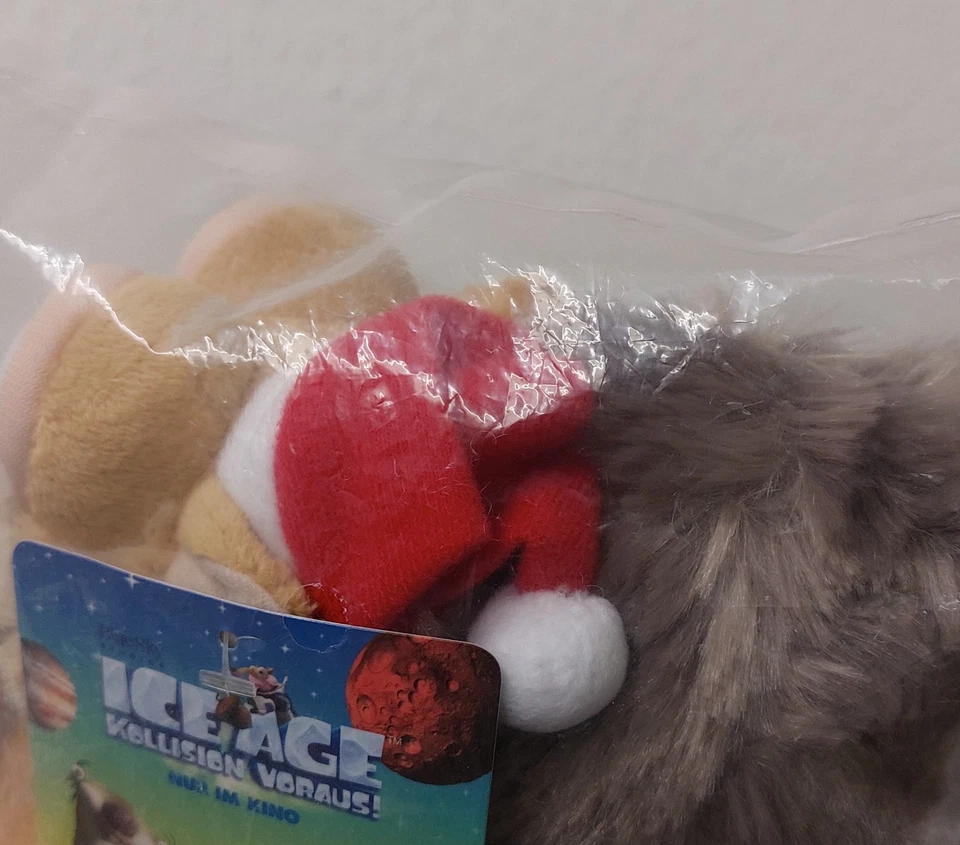 Plüschtier Scrat Ice Age Kollision voraus Weihnachten Plüschfigur Stofftier Neu - Bild 4 von 4