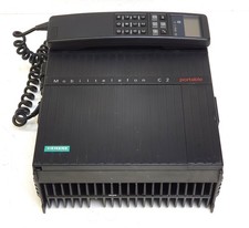 RARITÄT Siemens C2 portable Original Mobiltelefon C-Netz Fahrzeuganlage 90er