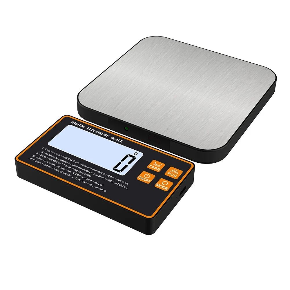 15KG/1G Wireless Magnetic Digital Kitchen Scale with Remote LCD Display Split