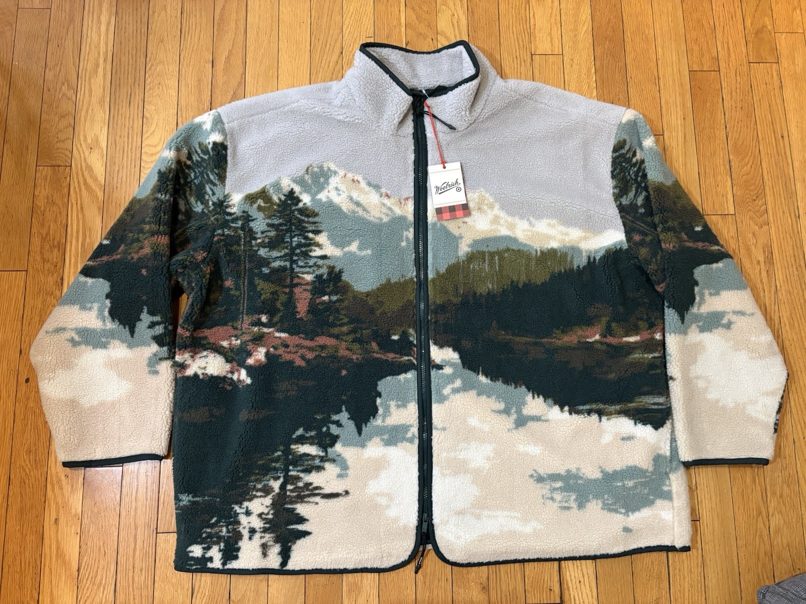 NEW Woolrich x Target Landscape Zip Fleece Sherpa Jacket Size 3XL NWT