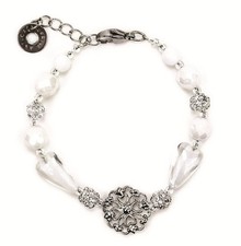Bracciale Antica Murrina Venezia Donna Nivis in Acciaio chirurgico (316L) BM5NAI