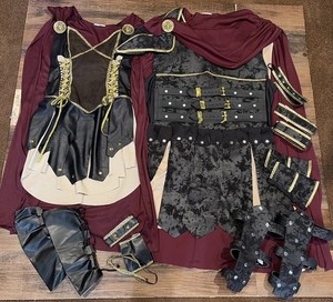 California costumes Roman Gladiator Costume Set His & Hers Gladiator Costume Set