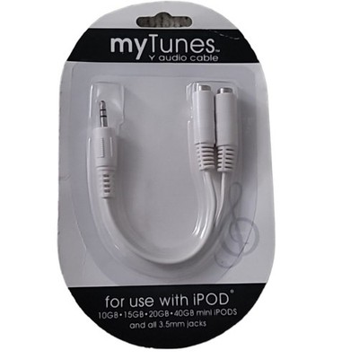My Tunes Y audio Cable for use with iPOD
