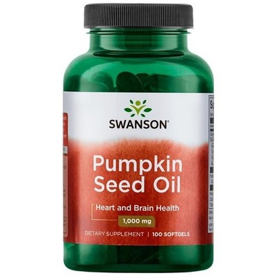 SWANSON, PUMPKIN SEED OIL 1000mg  Kürbiskernöl 100 Weichkapseln SUPER PREIS
