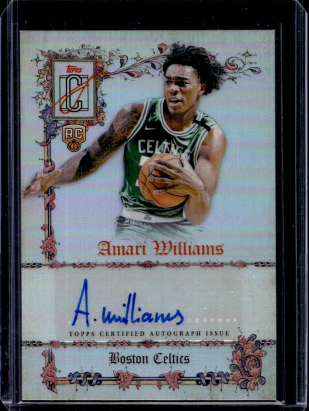 2025-26 Topps Signature Class Amari Williams Manuscripts Auto RC #MS-AW Celtics