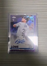Brandon Lowe 2019 Topps Chrome Purple Refractor Rookie Auto #149/250 #RA-BL