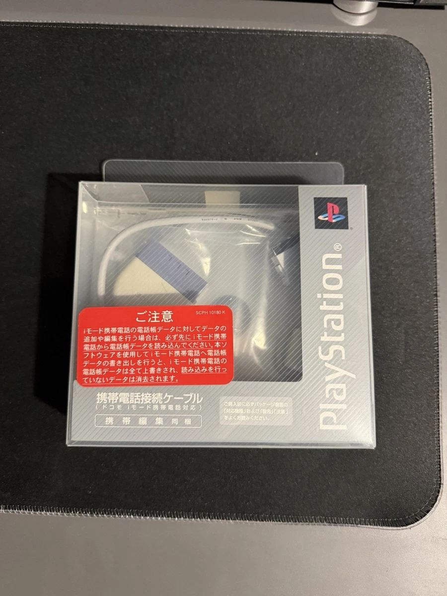 Cable de datos Sony PlayStation 1 Psone SCPH-10180 raro japonés