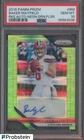2018 Panini Neon Green Pulsar Prizm Baker Mayfield Browns RC Rookie AUTO PSA 10