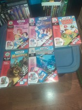 LeapPad LeapFrog Lot Of 5 Books  Cartridges. Multi, Music, And Science. GUC 