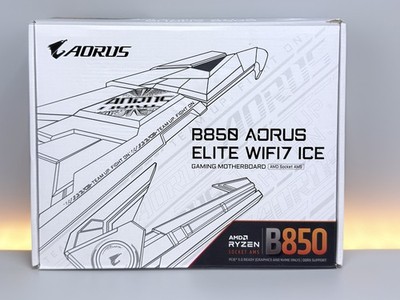 Gigabyte B850 AORUS ELITE WIFI7 ICE Mainboard AM5 ATX DDR5 Rev. 1.1 für Ryzen