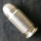 1oz Silver Piece Fashioned as a .45 ACP Round