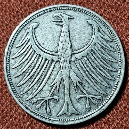 Germany 5 Deutsche Mark Silver coin from a recent eBay sale