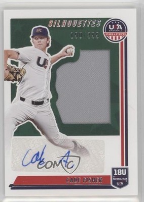 2022 Panini USA Baseball Stars & Stripes 190/399 Cade Fisher #SIL-CF Auto g2u