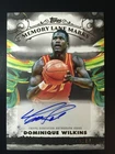 Dominique Wilkins Auto 2024-25 Topps Inception Memory Lane Marks Hawks Legends