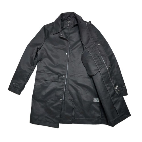 H&M langer wasserdichter Auto Mantel Trench Herren kleine Jacke lang Freizeit Regen Büro