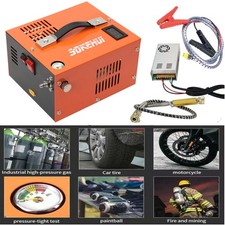 30MPA PCP Air Compressor Rifle Airgun Tire High Pressure Pump 4500PSI 12VDC UK