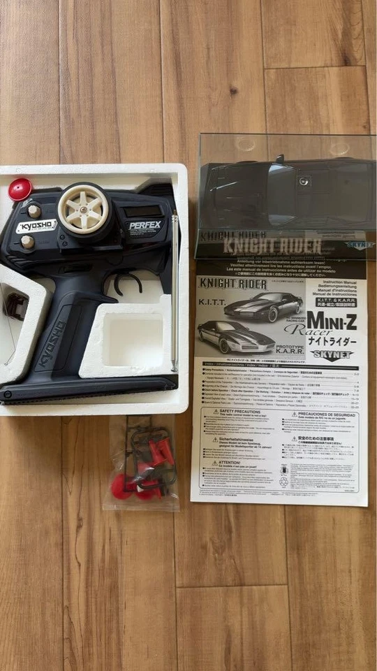 Kyosho Mini-Z Racer 1/24 RC Car Knight Rider K.I.T.T. Black Model by Skynet - Image 4 of 4
