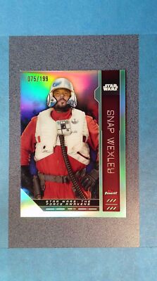 CT21) 2023 Topps Finest SNAP WEXLEY 75/199 Teal Star Wars