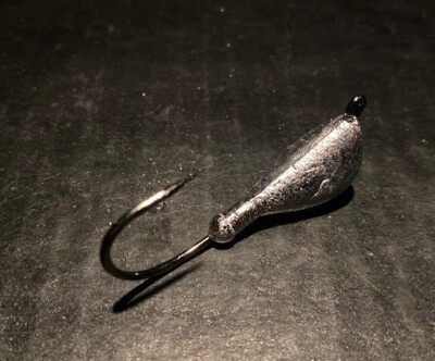 10 Un Painted Banana Jigs from 3/4oz to 2oz Black Nickel Hooks