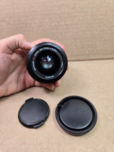 Minolta Maxxum 35-70mm f4 AF Zoom Lens Minolta/Sony A Mount w/Lens Caps Tested