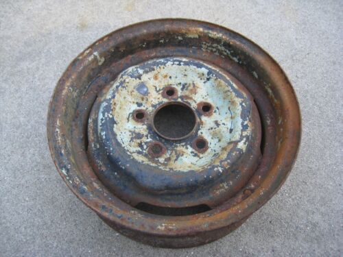 Original 1962-64 Chevrolet Passenger Car Steel Wheel 14x5 5 Lug x 4.75" OEM 5210 - Picture 2 of 9