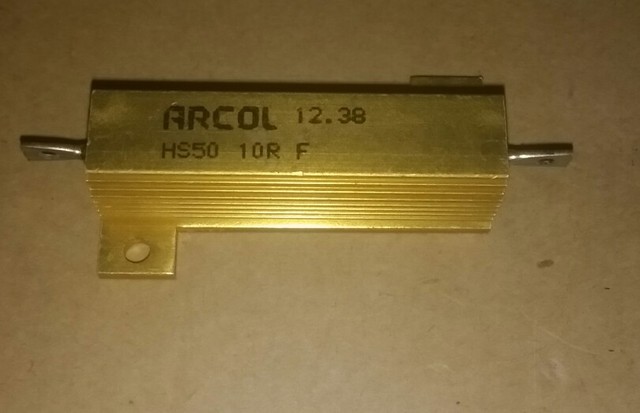 OHMITE ARCOL RESISTOR CHASSIS MOUNT 10 OHM 1% 50W (HS50 10R F) NEW | eBay
