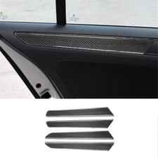 8pcs Carbon Fiber Interior Door Panel Cover Trim For Volkswagen Jetta Sedan