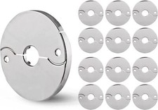 3/4" IPS Floor/Ceiling Split Flange Escutcheon for Steel Pipes Chrome Plated 12