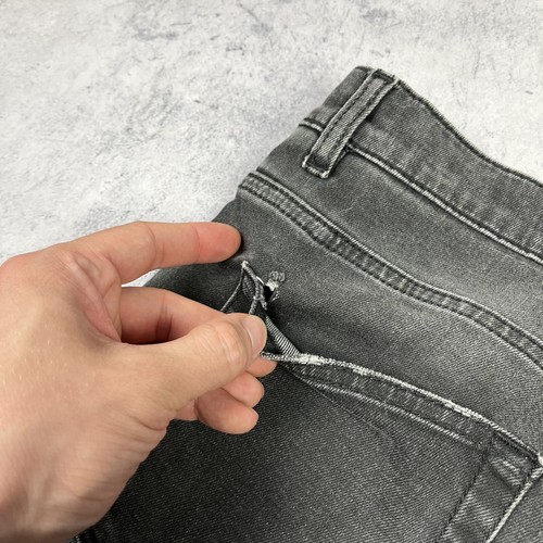 Pantalones de mezclilla de diseñador Dolce & Gabbana dorados para hombre talla 50 gris lavado de lujo - Imagen 5 de 24