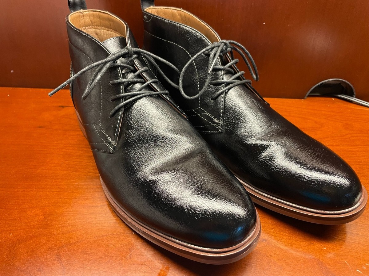 Sonoma Men\'s Black Lace-Up Boots Mens Black Lace-Up Boots, Size 9 1/2 Sonoma | Mercari main image 3