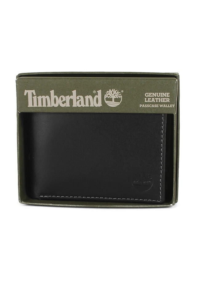 Carteira masculina de couro genuíno Timberland - Imagem 3 de 4