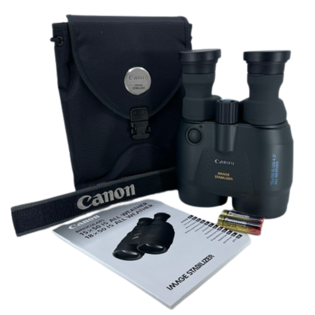 Canon 15x50 IS All-Weather Binoculars -Stabilized Optics, Sharp