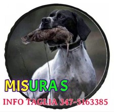 COPRIRUOTA DI SCORTA FUORISTRADA DISEGNO CACCIA CANE E BECCACCIA DAIHATSU SUZUKI