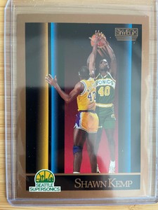  Shawn Kemp Rookie Seattle Supersonics RC 1990-91 SkyBox 