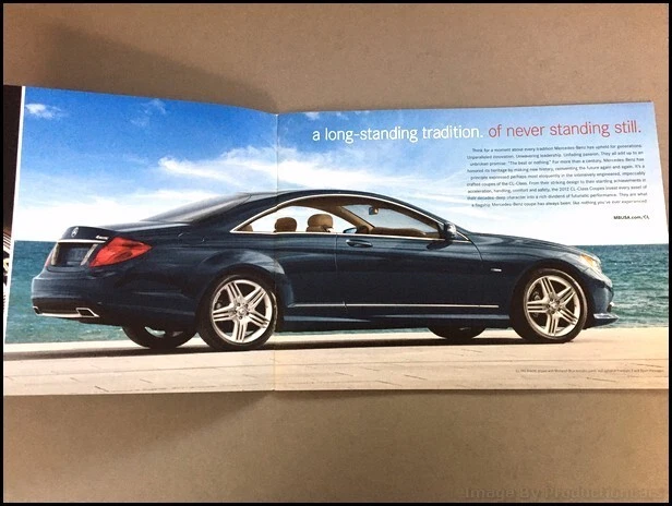 2012 Mercedes Benz CL-Class CL550 CL600 20-page Original Sales Brochure Catalog - Image 2 of 4