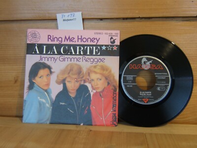 7'' Single,  A La Carte Ring Me, Honey * Jimmy Gimme Reggae 1980 Hansa 