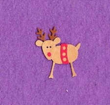REINDEER qk die cuts scrapbook cards