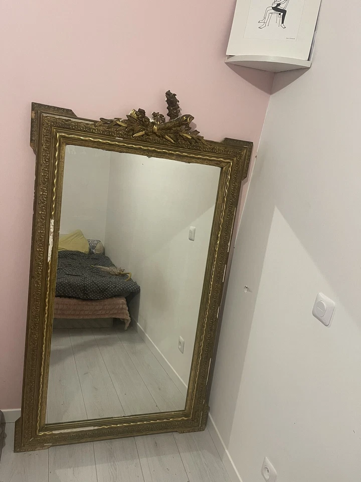 Miroir Trumeau Ancien - Photo 3/4