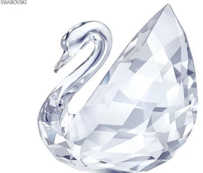 #ad Swarovski Brilliant Sculptures Swan Large Size 5quot; #5215972 New in Box $779 $379.00