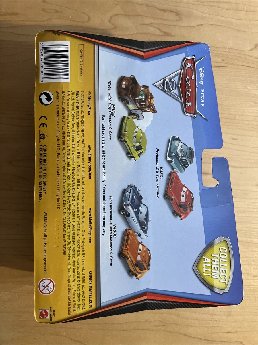 DISNEY PIXAR CARS PROFESSOR Z TYLER GREMLIN 2 PACK | eBay DISNEY PIXAR CARS PROFESSOR Z TYLER GREMLIN 2 PACK | eBay