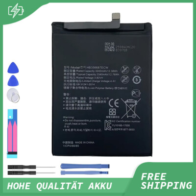 Akku für Huawei P30 Lite / Mate 10 Lite / Nova 2 Plus Akku HB356687ECW Batterie