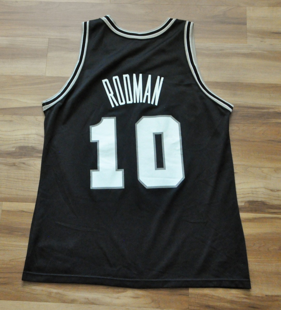 Dennis Rodman San Antonio Spurs Champion Jersey Black NBA Men 44 L