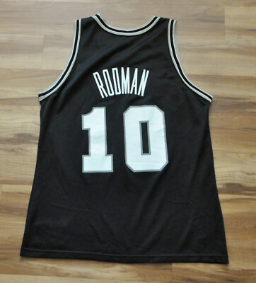 Dennis Rodman San Antonio Spurs Champion Jersey Black NBA Men 44 L