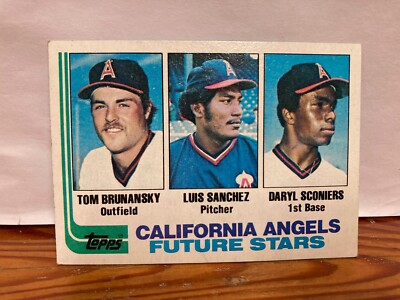 California Angels Future Stars Tom Brunansky 1982 Topps Baseball Rookie Card