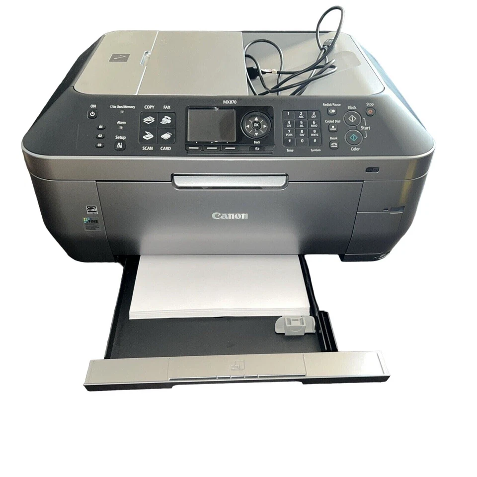 Canon PIXMA MX870 All-in-One Fax Druck Scan Farbtintenstrahldrucker getestet - Bild 3 von 4