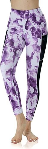 YGOODM Womens Tie-Dye Tummy Control Leggings High Waist Yoga Pants Buff Lifting - Picture 17 of 34