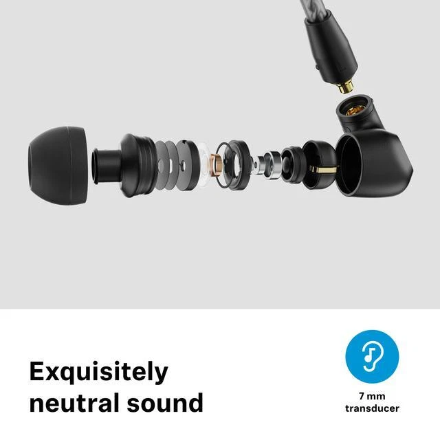 Sennheiser IE 200 In-ear Audiophile Headphones, Black - image 3 of 4
